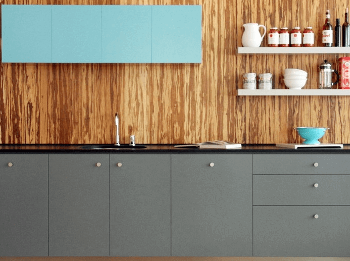 2.-Wood-Bamboo-Material-Kitchen-Backsplash